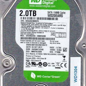 Western Digital WD20EARS-00MVWB0 2TB