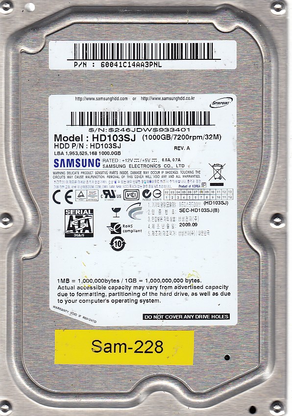 Samsung HD103SJ 1000GB