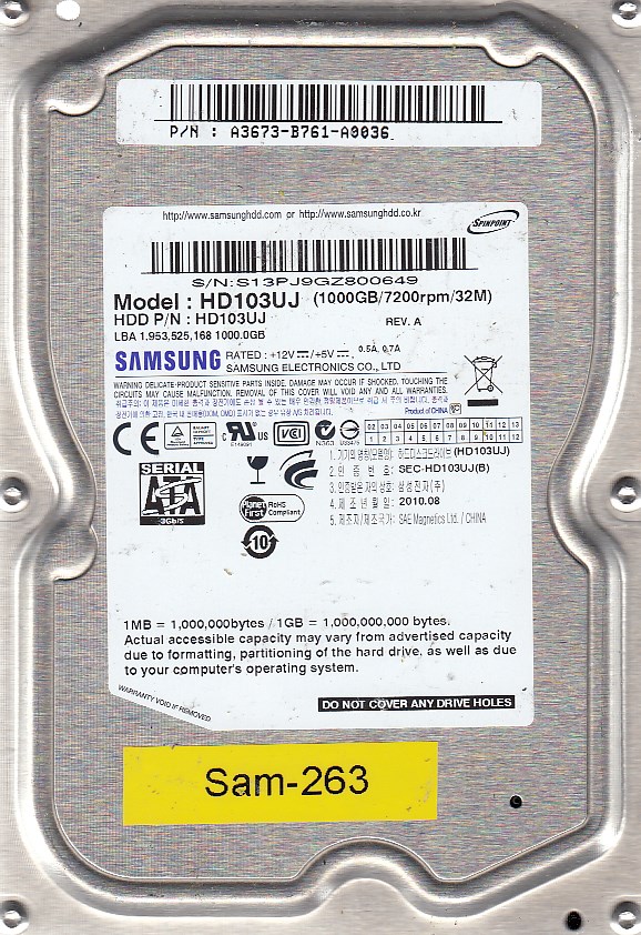 Samsung HD103UJ 1000GB