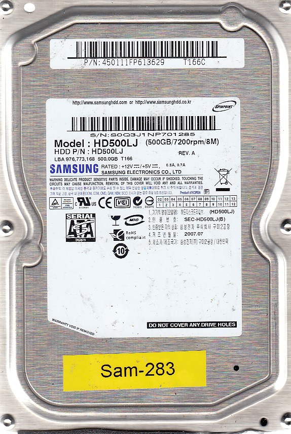 Samsung HD500LJ 500GB