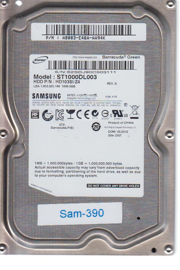 Samsung ST1000DL003 1000GB