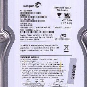 Seagate ST3500620AS 500GB