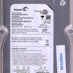 Seagate ST3500830AS 500GB