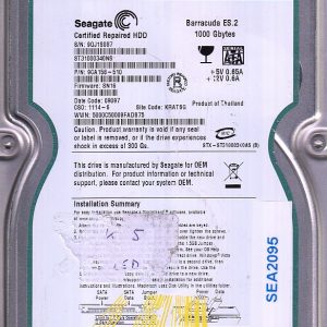 Seagate ST31000340NS 1000GB