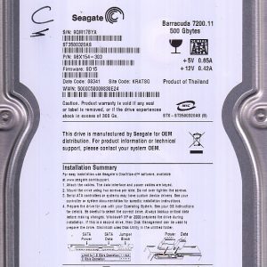 Seagate ST3500320AS 500GB