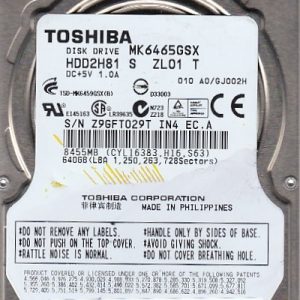 Toshiba MK6465GSX 640GB