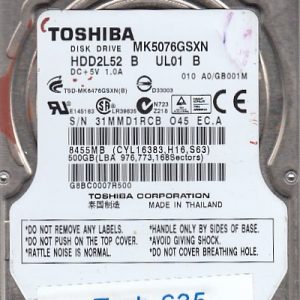 Toshiba MK5076GSXN 500GB