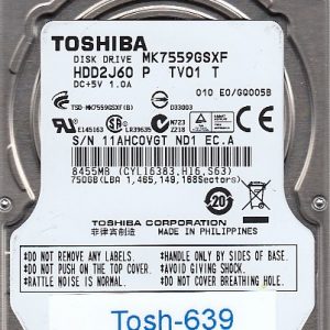 Toshiba MK7559GSXF 750GB