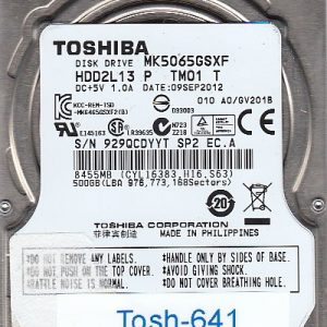 Toshiba MK5065GSXF 500GB