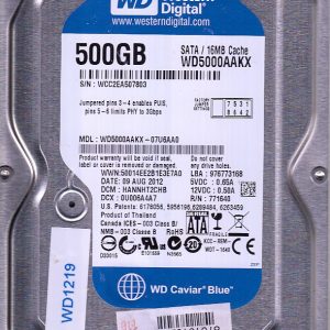 Western Digital WD5000AAKX-07U6AA0 500GB