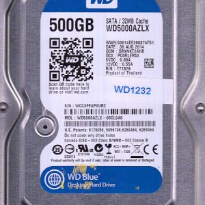 Western Digital WD5000AZLX-00CL5A0 500GB