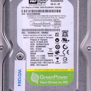 Western Digital WD5000AVVS-63M8B0 500GB