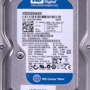 Western Digital WD2500AAKX-753CA1 250GB