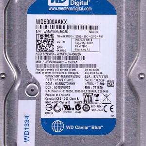 Western Digital WD5000AAKX-753CA1 500GB