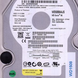 Western Digital WD5000AAJS-22TKA0 500GB