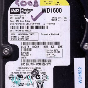 Western Digital WD1600JS-75NCB1 160GB