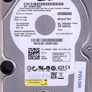 Western Digital WD5000AAKS-75YGA0 500GB