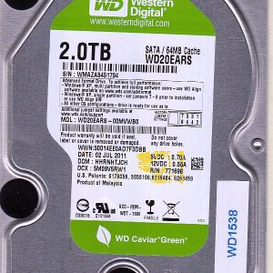 Western Digital WD20EARS-00MVWB0 2TB