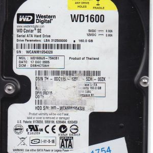 Western Digital WD1600JS-75NCB1 160GB