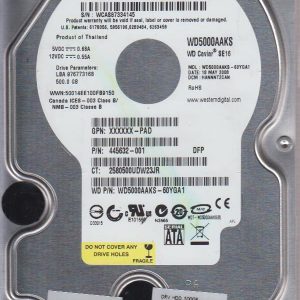 Western Digital WD5000AAKS-60YGA1 500.0 GB