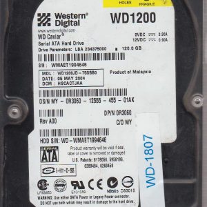 Western Digital WD1200JD-75GBB0 120 GB