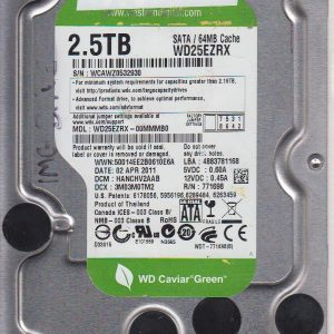 Western Digital WD25EZRX-00MMMB0 2.5TB