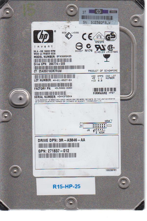 HP BF03685A35 36.4 GB