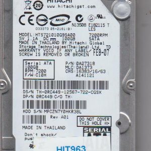 Hitachi HTS721010G9SA00 100GB