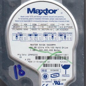 Maxtor 2B020H1 20GB
