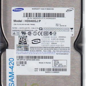 Samsung HD040GJ 40 GB