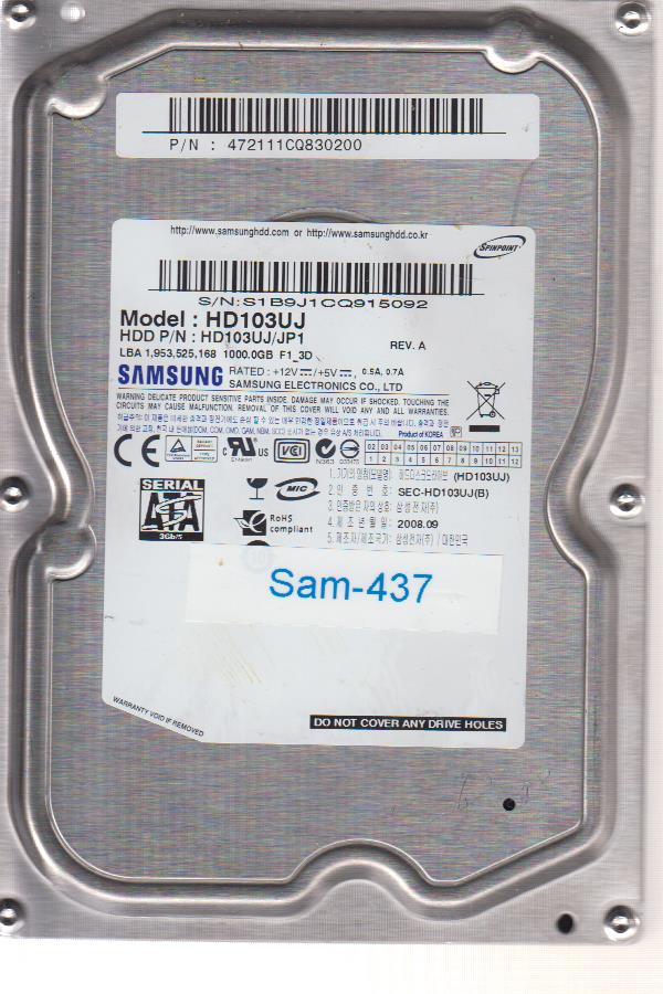 Samsung HD103UJ 1000GB