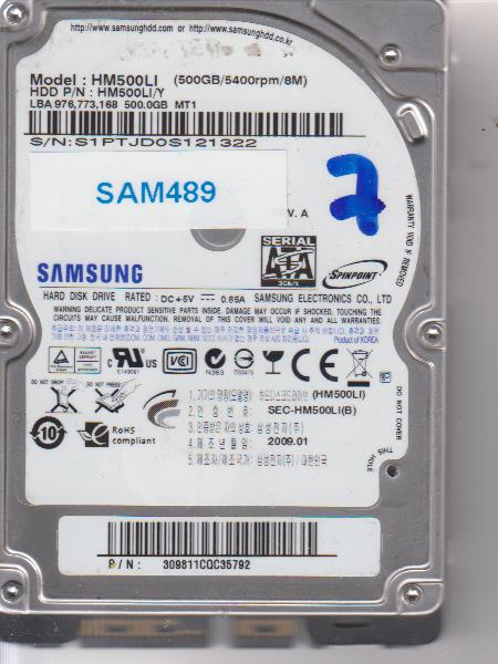 Samsung HM500LI 500GB