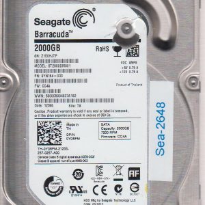 Seagate ST2000DM001 2000GB