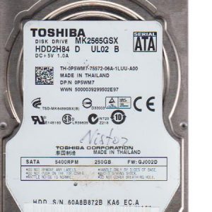 Toshiba MK2565GSX 250GB