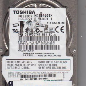 Toshiba MK1246GSX 120GB