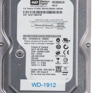 Western Digital WD3200AVJS-63B6A0 320GB