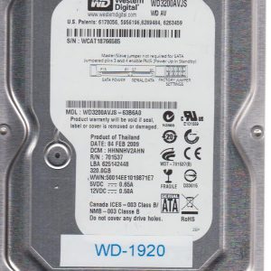 Western Digital WD3200AVJS-63B6A0 320GB