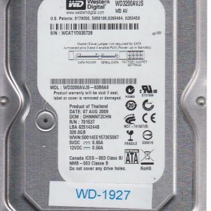 Western Digital WD3200AVJS-63B6A0 320GB