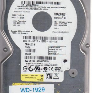 Western Digital WD2500JS-75NCB3 250GB