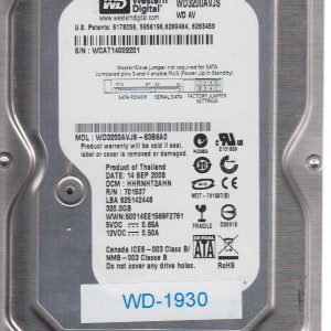 Western Digital WD3200AVJS-63B6A0 320GB