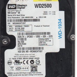 Western Digital WD2500JS-75NCB1 250GB