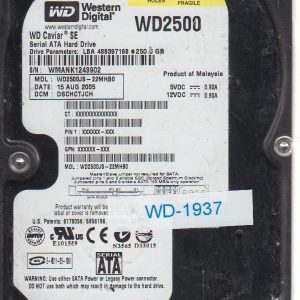 Western Digital WD2500JS-22MHB0 250GB