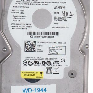 Western Digital WD2500YS-18SHB2 250GB