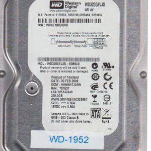 Western Digital WD3200AVJS-63B6A0 320GB