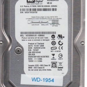 Western Digital WD3200AVJS-63B6A0 320GB