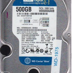 Western Digital WD5000AAKB-00H8A0 500GB