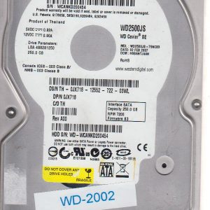 Western Digital WD2500JS-75NCB3 250GB