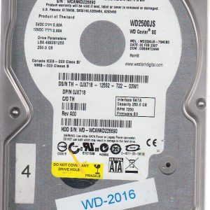 Western Digital WD2500JS-75NCB3 250GB