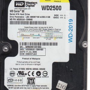 Western Digital WD2500JS-55MHB0 250GB