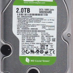 Western Digital WD20EARS-00MVWB0 2TB